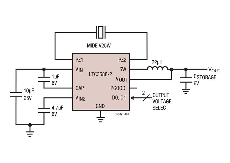  LTC3588-2 – typical application.